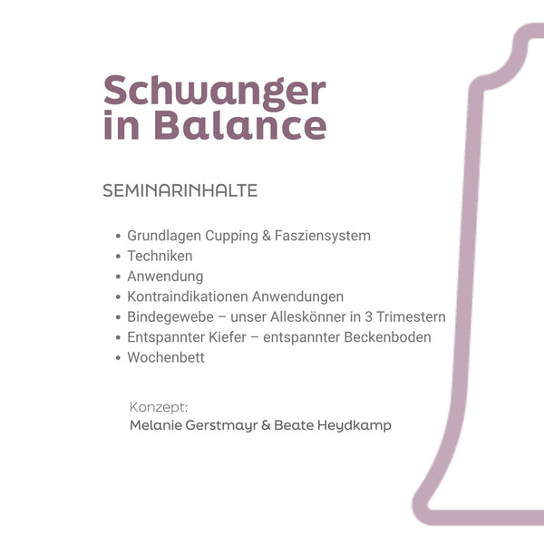 Seminarium "Gravid i balans" med barnmorske-Cupping-set